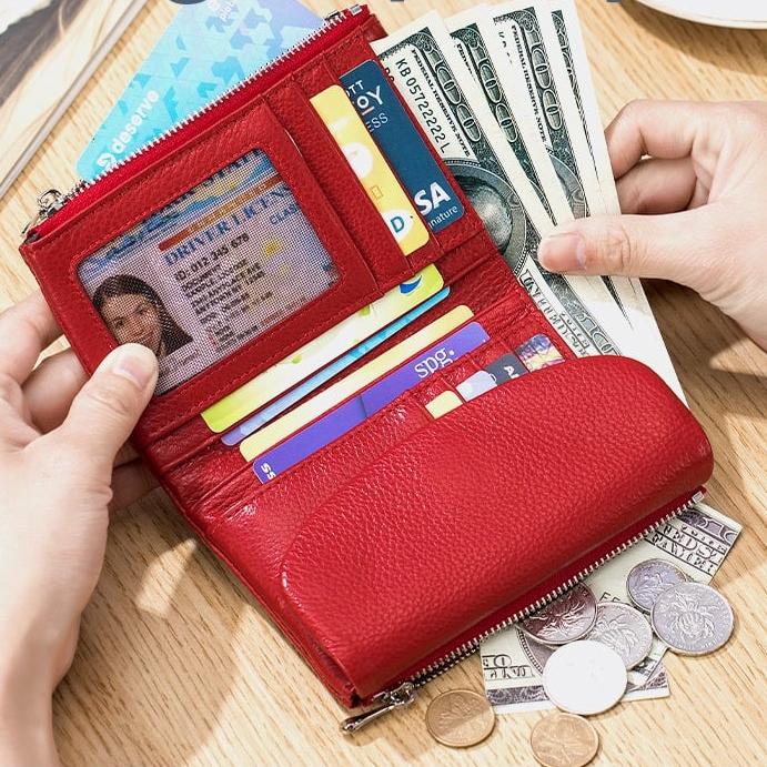 ⏰Last Day 49% OFF⏰Unisex Pebble Leather Wallet🔥