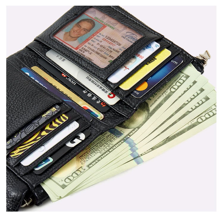 ⏰Last Day 49% OFF⏰Unisex Pebble Leather Wallet🔥
