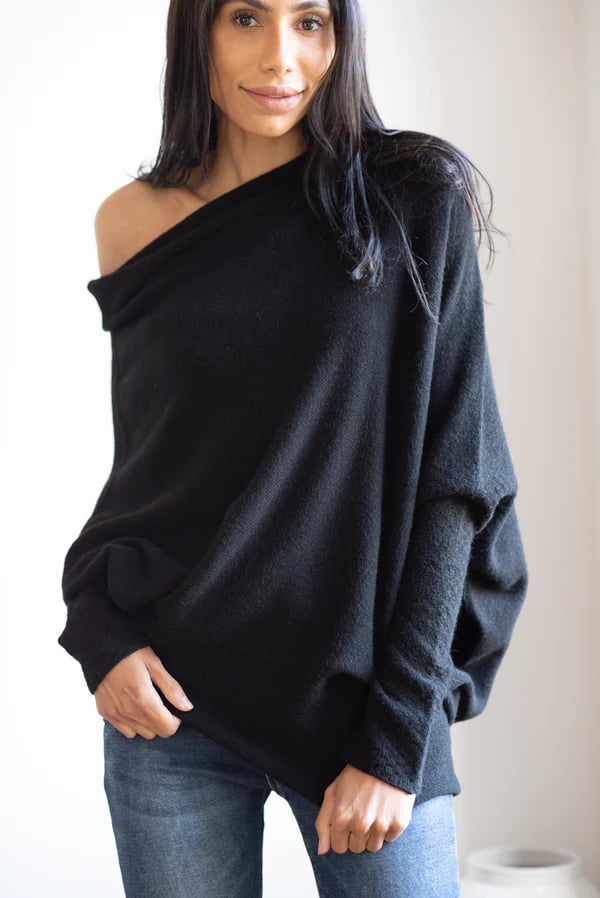✨Asymmetric Draped Jumper