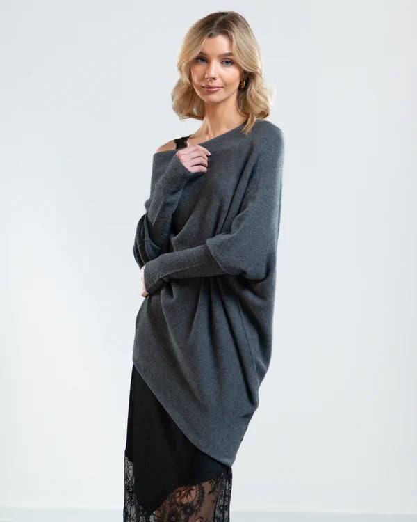 ✨Asymmetric Draped Jumper