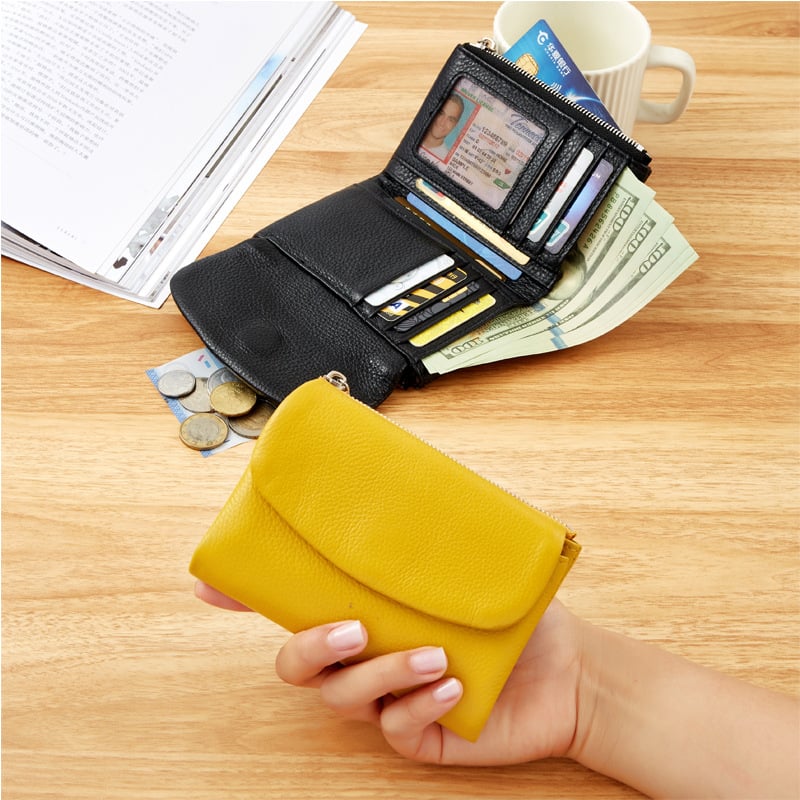 ⏰Last Day 49% OFF⏰Unisex Pebble Leather Wallet🔥